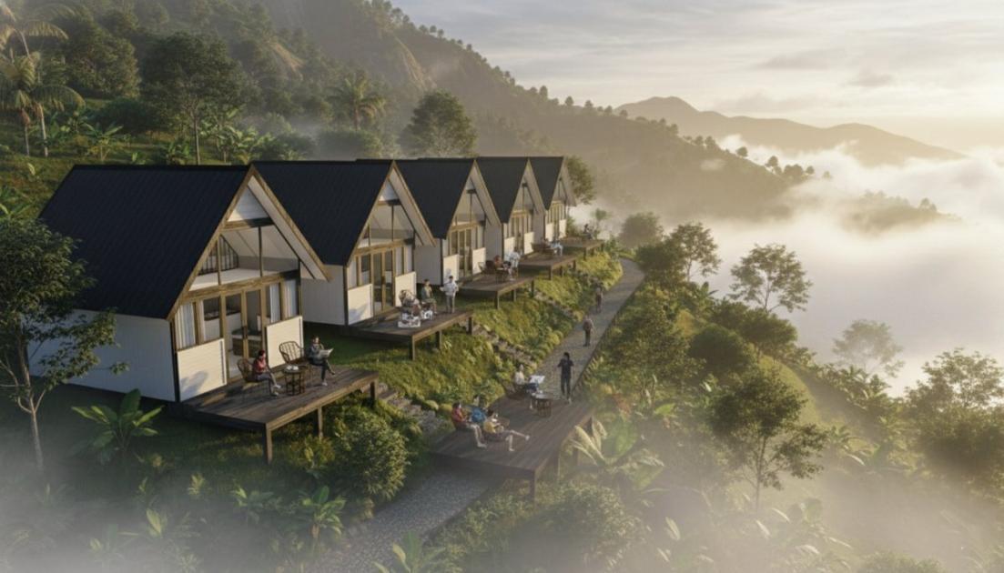 Technohome Elvara Vista :  Hunian Modular Glamping Premium dengan Mezzanine Nyaman & Estetik